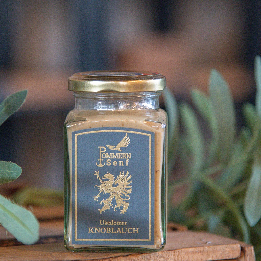 UsedomerKnoblauch Pommern Senf mit Knoblauch – Bild 1