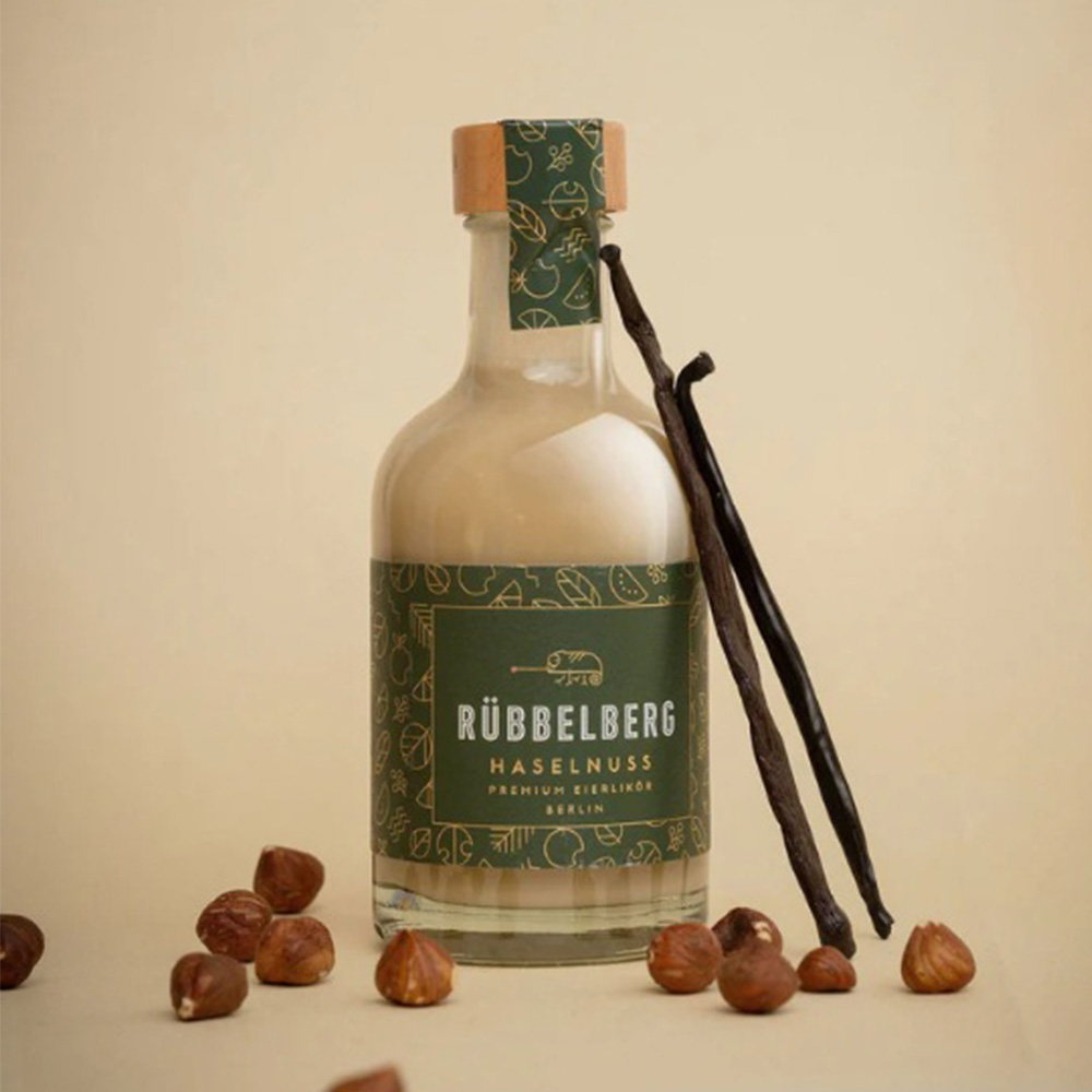 Rübbelberg Haselnuss Eierlikör Bio Domäne Ostsee Bio Eierlikör Haselnuss – Bild 1