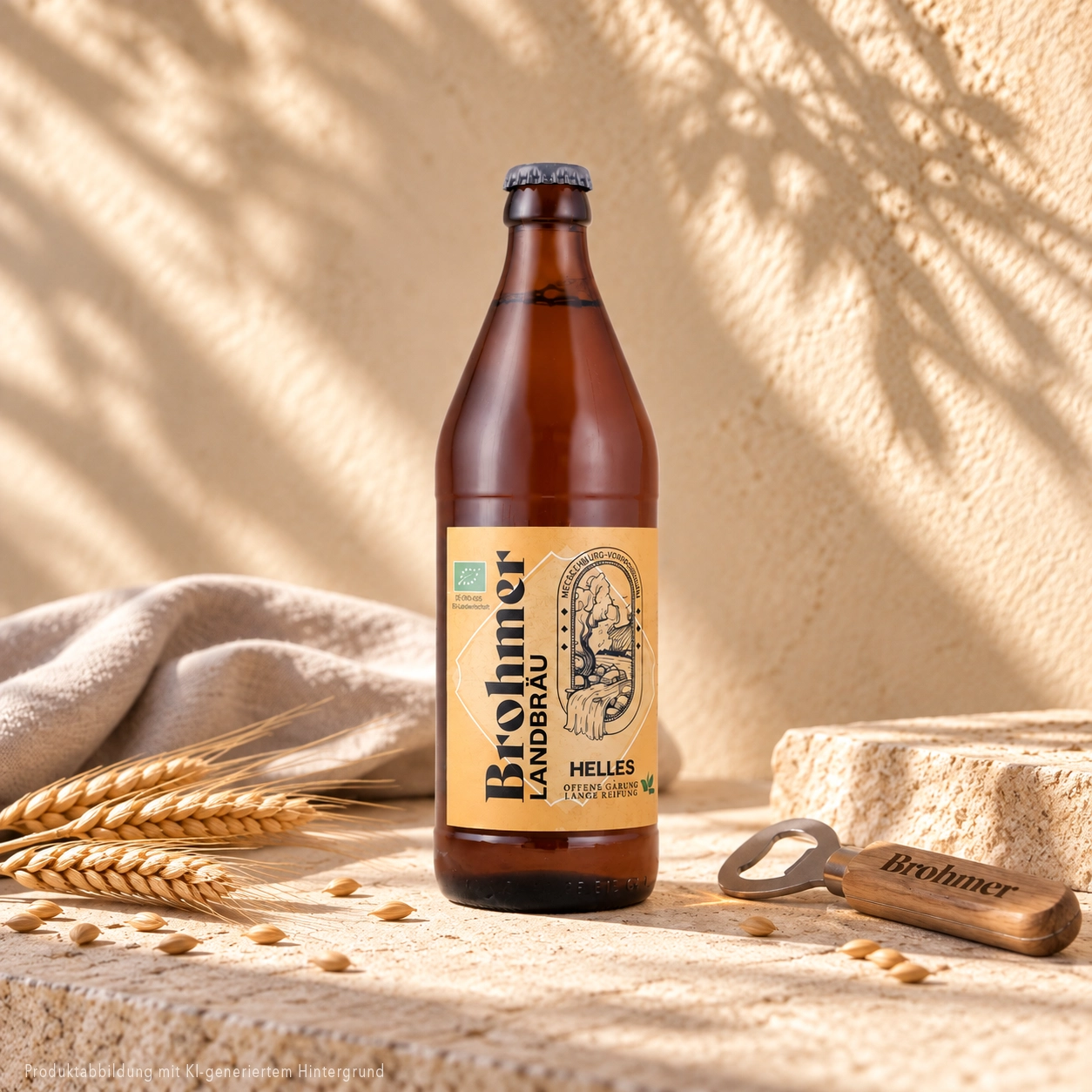 Brohmer_Helles_Bio Brohmer Landbräu Bio Helles – Bild 1